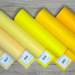 sárga színsor koreai filcből filclapok és filctekercsek