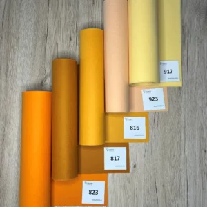 sárga-barna színsor koreai filcből