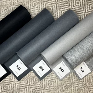 szürke-fekete színsor koreai Soliton filctekercsek