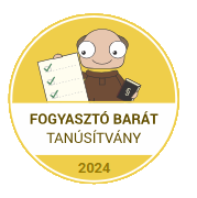 Fogyasztó Barát Tanusítvány